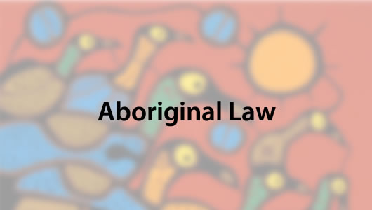 aboriginal law